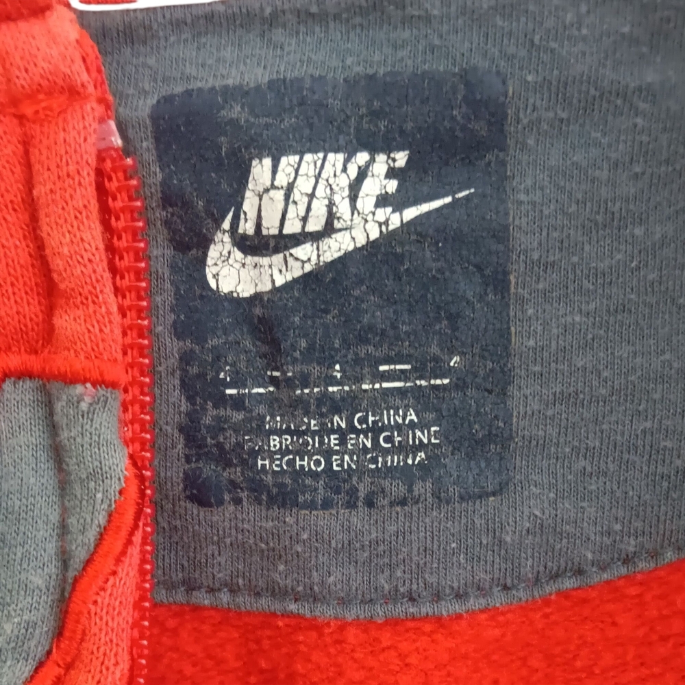 Nike Kids Red Hoodie 4 XS 3-4 Years Old - Picture 4 of 4